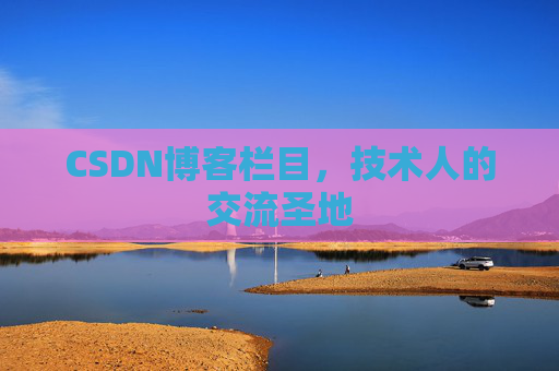 CSDN博客栏目，技术人的交流圣地